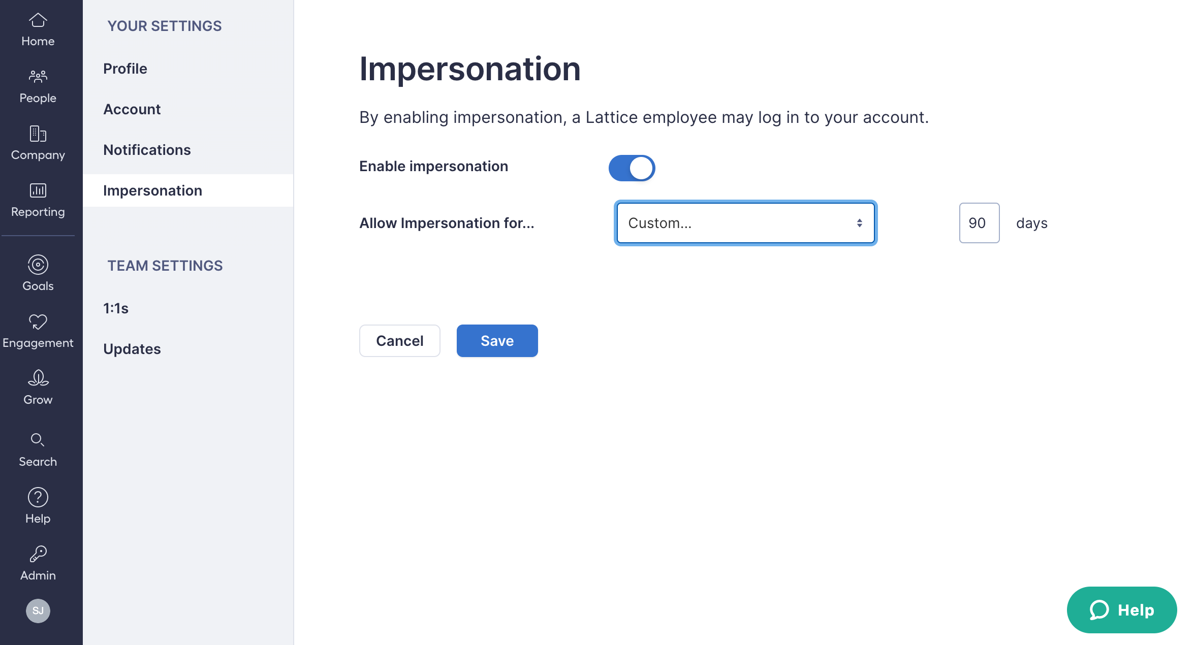 Image of Lattice Impersonations page